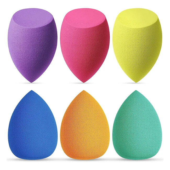 Spugnette Trucco Morbide 6pz - Spugna di Bellezza per Fondotinta Impeccabile - M