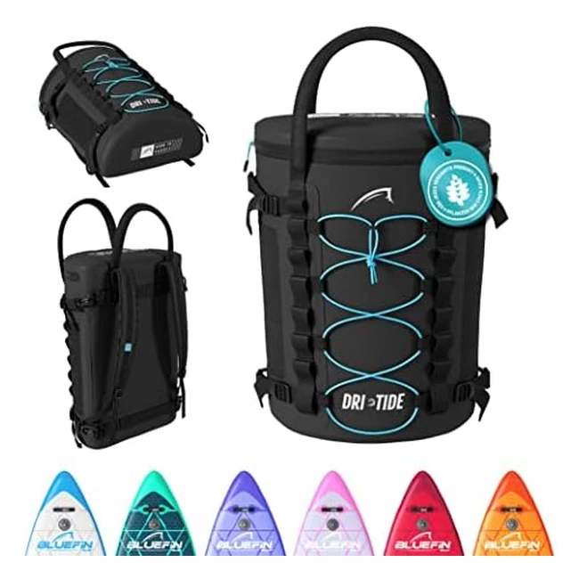 Bluefin Dritide SUP Tasche - Wasserdicht mit Reiverschluss elastischen Netzt