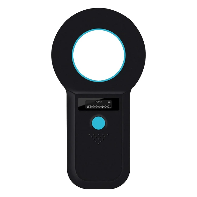 Smoostart Pet Microchip Scanner - ISO1178485FDXBEMID Reader with 128 Data Storage & OLED Display - Portable & Lightweight