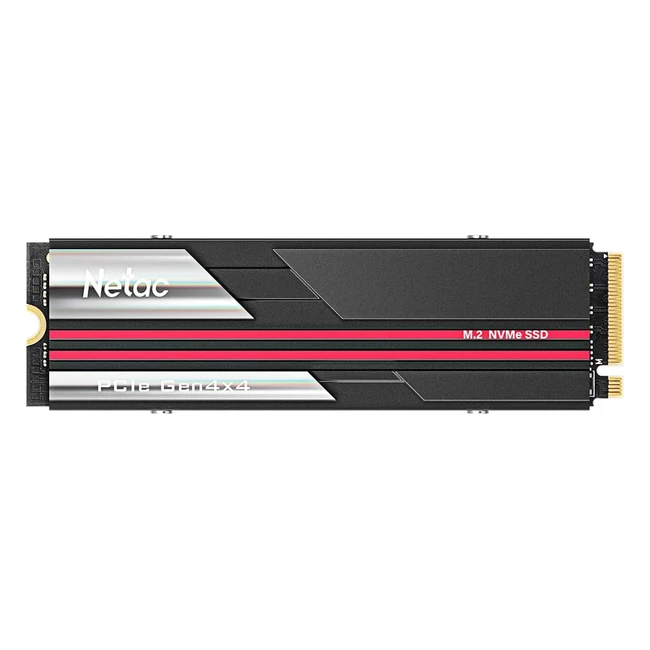 Netac NV7000 1TB M.2 NVMe SSD PCIe Gen4 - Speeds up to 7000MB/s, SLC Caching, Aluminum Heatsink for PS5 & PC