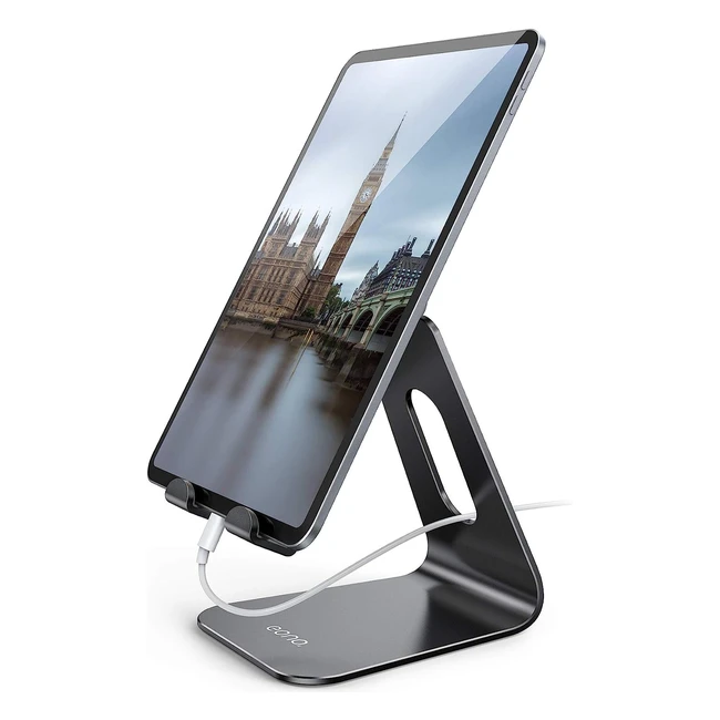 Soporte Tablet Eono Multingulo Ajustable Aluminio para iPad, Galaxy Tab, Kindle y más