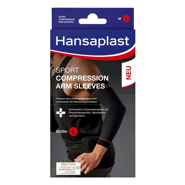 Brassire de compression Hansaplast Sport GR L - Prvention des blessures musc