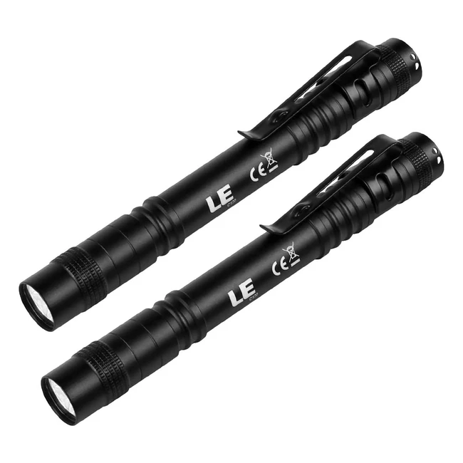Mini LED Taschenlampe IPX4 wasserdicht - Superhelle Stiftlampe mit 3 Modi für Inspektion, Arbeit und Reparatur