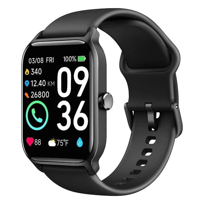 Montre connectée 18 smartwatch avec Alexa intégré - Tracker de fréquence cardiaque, sommeil et sport - Étanche IP68