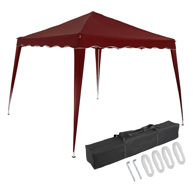 Casaria Pavillon PopUp 3x3m - UV-Schutz 50, wasserdicht, faltbar, inkl. Tasche - Festival Capri