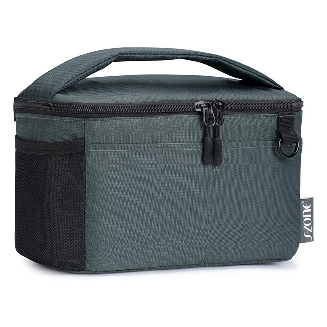 Shockproof Camera Insert Bag for DSLR/SLR Cameras - Army Green