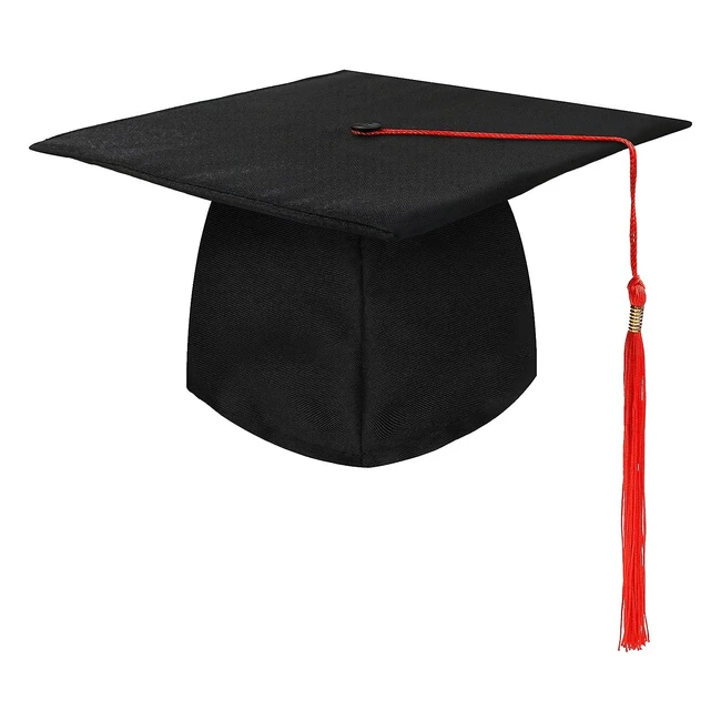 Sombrero de Graduación Keelyy Ajustable | 4 Colores Disponibles | Borlas Gruesas | Tamaño Perfecto