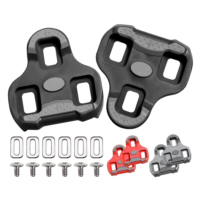Tacobey Bike Cleats - Look Delta Keo Compatible - Professional Quality - Anti-Slip Design
