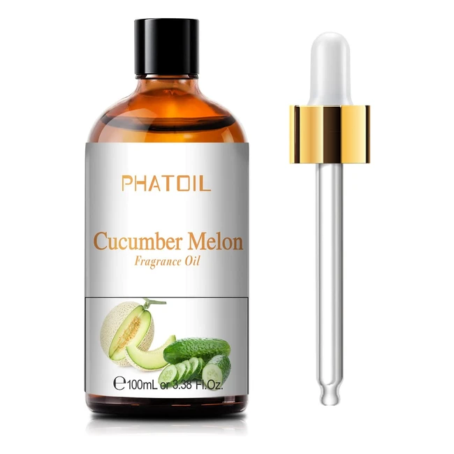 Premium Phatoil Cucumber Melon Fragrance Oil for Aromatherapy - Relaxation & Yoga - 100ml