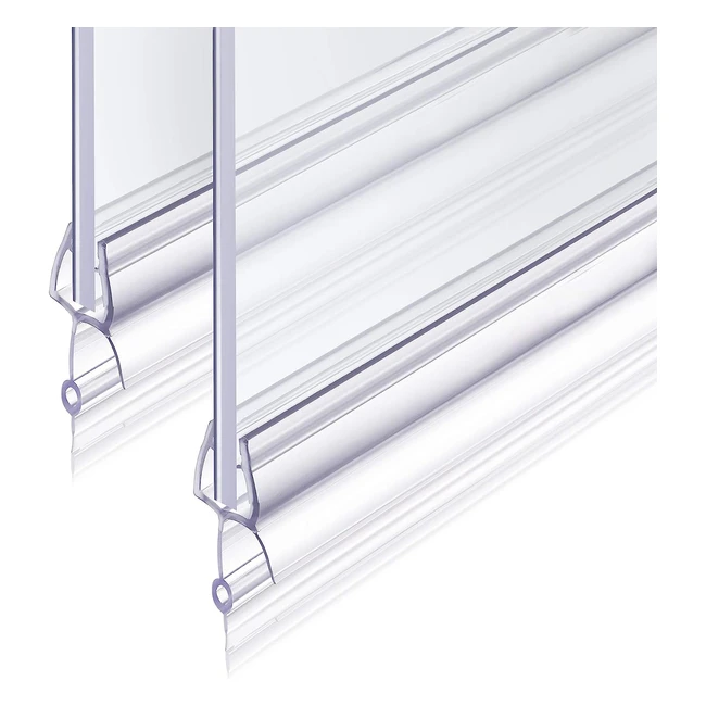 Guarnizione doccia sottoporta 2x100cm Revspoir - PVC di alta qualità - Installazione facile - Sigillante perfetto per vetri 6mm