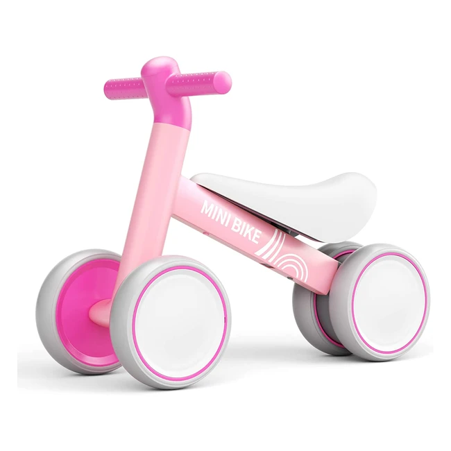 Korimefa Baby Balance Bike - Safe  Durable Ride-On Toy for 1 Year Olds