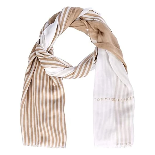 Tommy Hilfiger Damen Essential Flag Schal AW0AW14539 - Weiches Material zeitlos