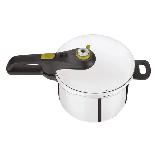 Tefal Secure 5 Neo P2530737 Schnellkochtopf 6L - 2-stufiger Kochregler aus hochw