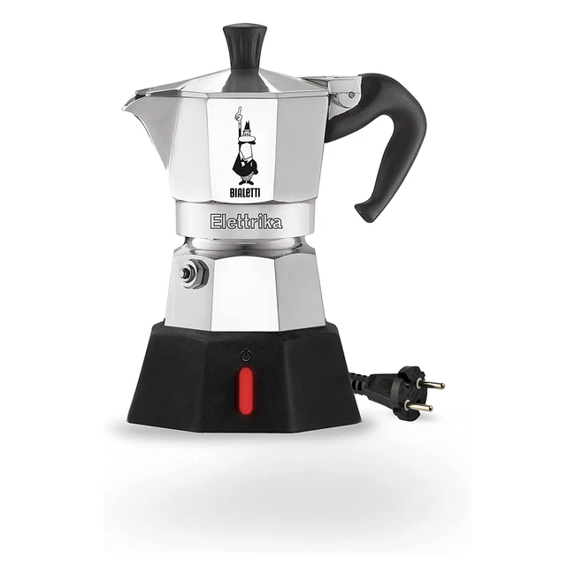 Cafetera Bialetti Moka Electricidad 2 Carribas de Aluminio - ¡Prepara un café perfecto en casa!