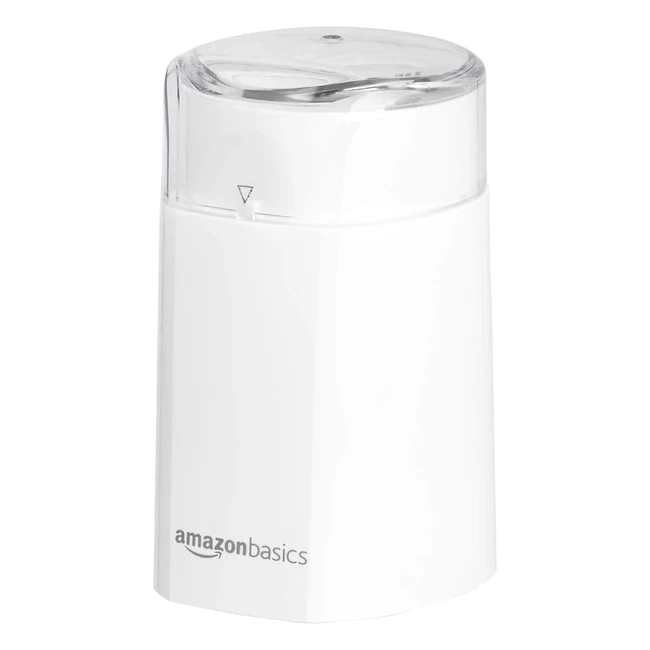 Amazon Basics Elektrische Kaffeemühle - Schnelles Mahlen von Kaffeebohnen, Kräutern und mehr