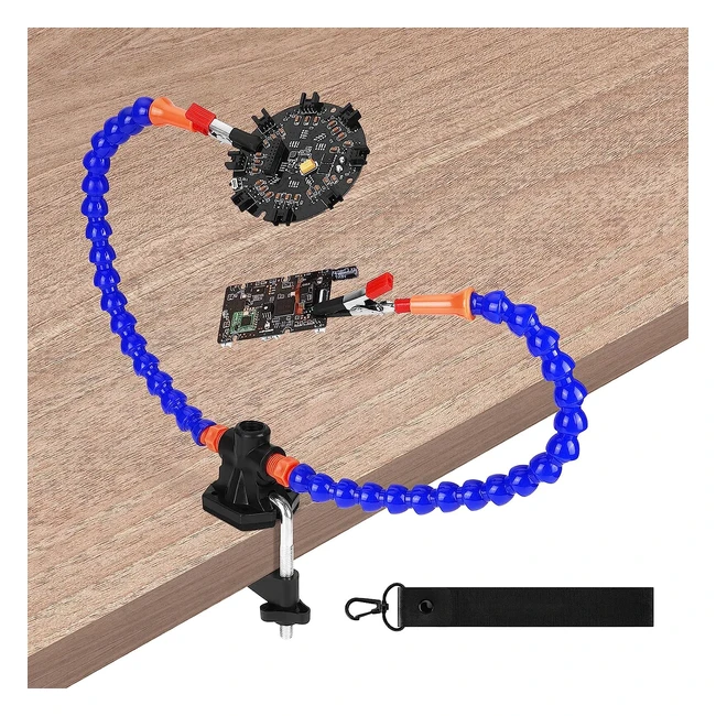 Flexible Helping Hand Third Hands Tool for Soldering - Ideal for Computer Boards, Jewelry Making, Arts, Crafts, and Hobbyists