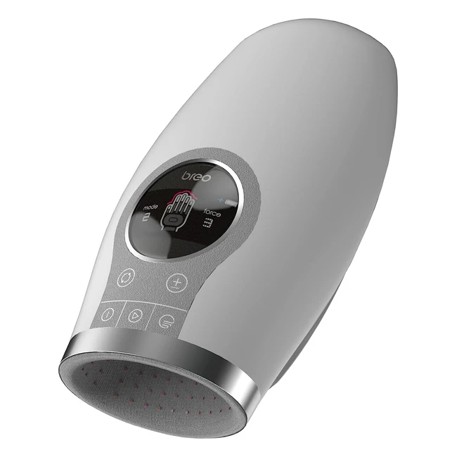 Breo Wowos Hand Massager with Heating, Air Pressure, App Control, Cordless, Deep Tissue Massage for Finger Numbness, Palm Arthritis Pain Relief - #1 Hand Massager