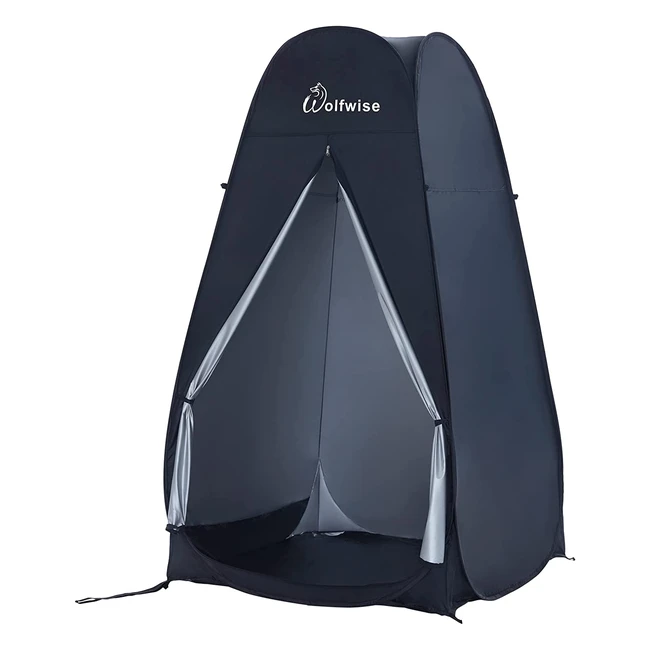 WolfWise Camping Toilet Tent - Pop Up Shower Privacy Tent with UV Protection and Waterproof Fabric