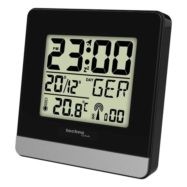 Technoline WT 260 Radiowecker mit DCF77 Empfang und Temperaturanzeige