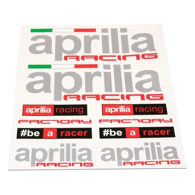 Lot de 10 stickers de qualit suprieure pour Aprilia RacingFactory AF1 125 Re