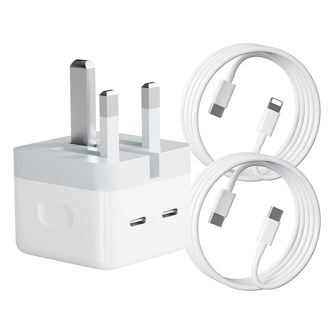 35W Dual USB C Fast Charger for iPhone and Other Devices - Efficient and Safe Charging