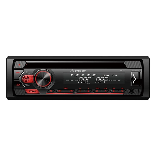 Autorradio Pioneer DEHS120UB con USB, AUX-in y RDS - ¡Ecualizador gráfico de 5 bandas y amplificador MOSFET 50W x 4!