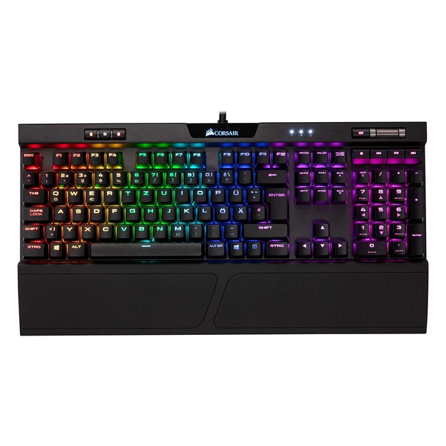 Corsair K70 RGB MK2 Mechanische Gaming Tastatur mit Cherry MX Red Schaltern und dynamischer RGB-Hintergrundbeleuchtung