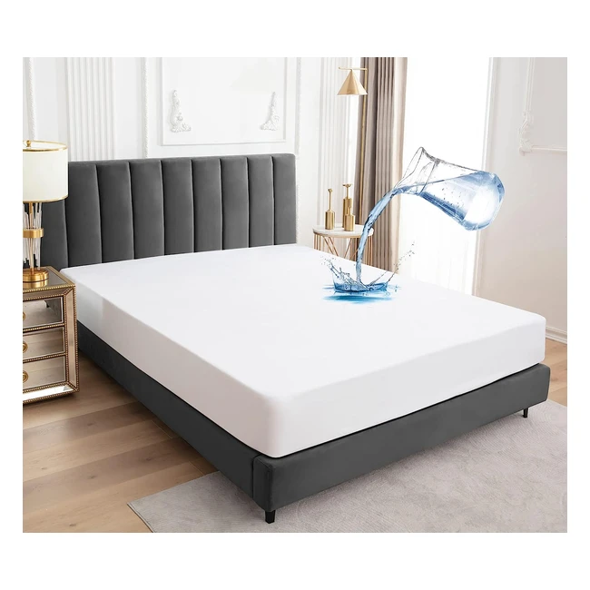Housse de matelas imperméable 120x200cm premium respirante - Protégez votre matelas avec style