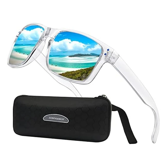 Gafas de sol polarizadas LEDINGBEST para hombre y mujer - Proteccin UV marco 
