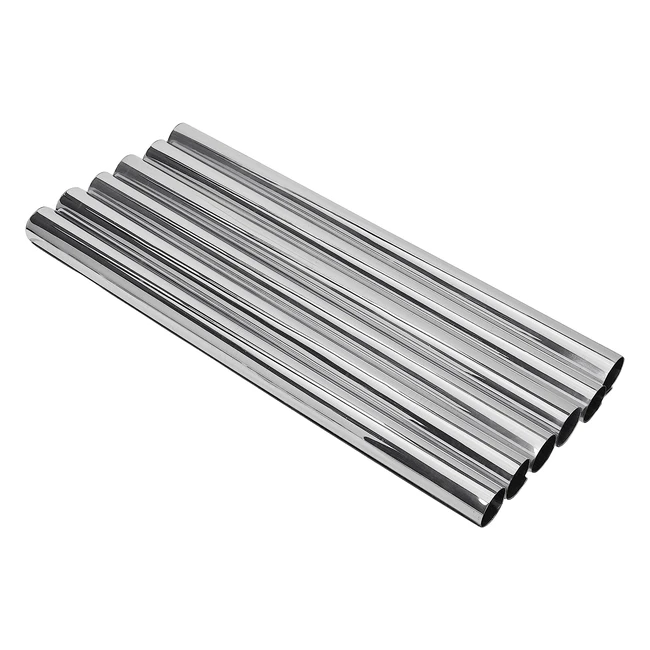 PlumbPak Radsnap Chromeffekt Rohrmanschetten 15mm x 202mm (6er Pack) - Professionelle Optik für Heizkörper