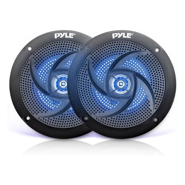 Haut-parleurs tanches Pyle PLMRS63BL 165cm avec LED bleues et puissance 240W