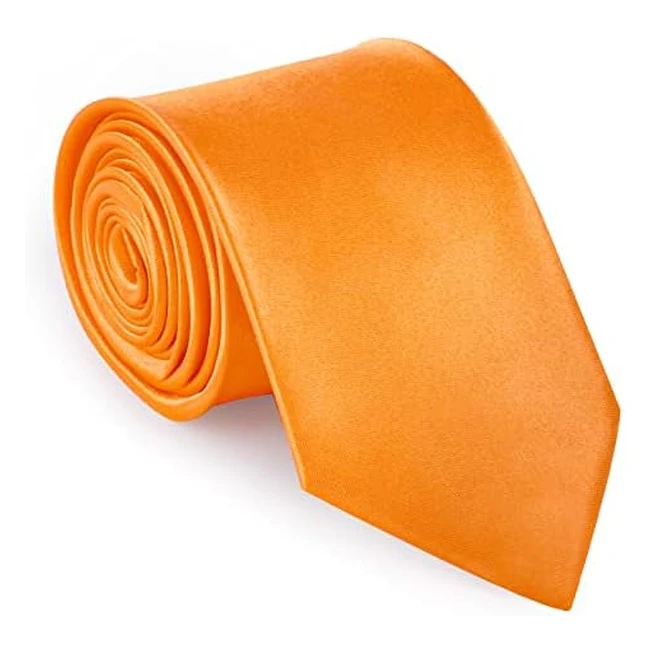Corbata URAQT de Hombre 8cm - Hecha a Mano - Color Slido - Accesorio de Ropa p