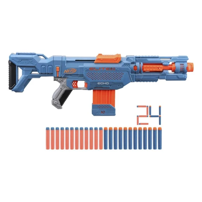 Nerf Elite Motorisiertes Blaster - Upgradebarer Blaster mit 24 Darts