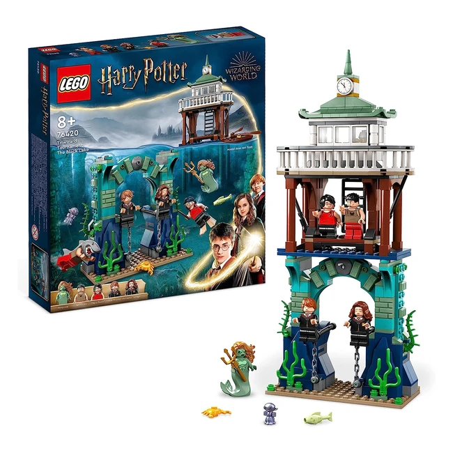 Lego 76420 Harry Potter: Torneo de los Tres Magos en el Lago Negro con Mini Figuras Ron y Hermione