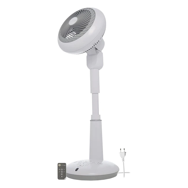 Ventilateur sur pied ultra puissant et silencieux Woozoo STFDC15T - Blanc