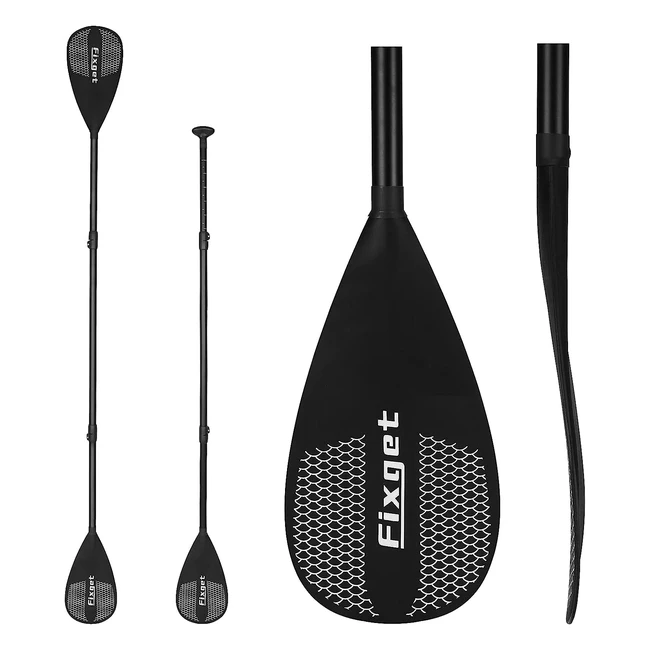 Remo de Paddle Surf 2 en 1 para Kayak y SUP - Ajustable, Ligero y Resistente - Pala de Fibra de Vidrio y Aluminio