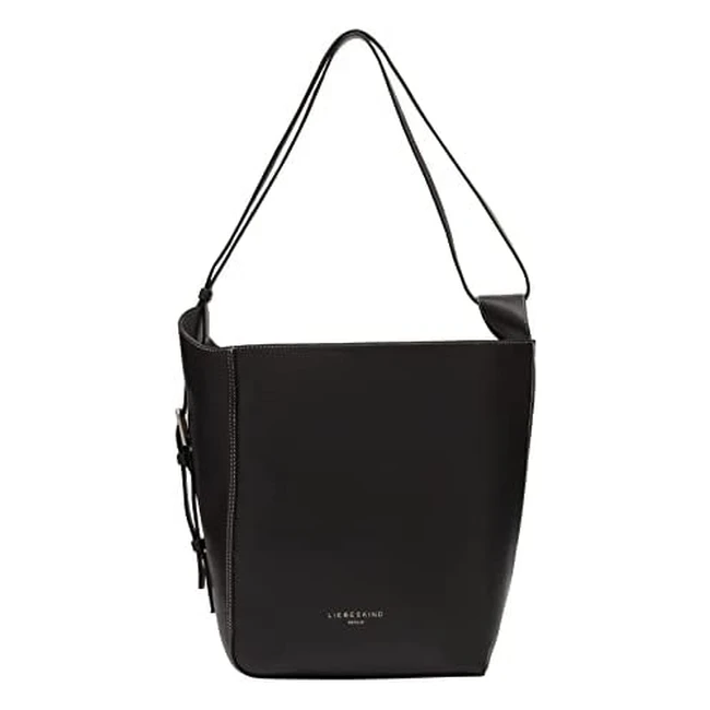 Liebeskind Berlin Bowie Hobo M - Mittelgroße Handtasche aus Leder (30 x 23 x 17 cm) mit Bogen-Design und verstellbarem Schultergurt
