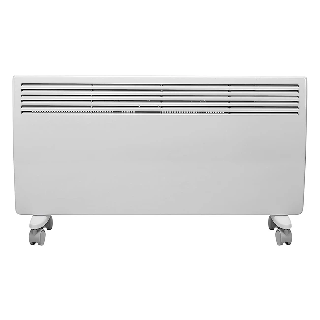 Devola Wifi Eco Electric Panel Heater - Energy Efficient, Adjustable Thermostat, Programmable Timer - 2000W DVM20WF White