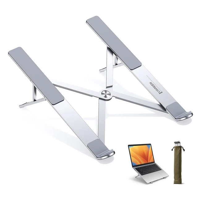 UGREEN Aluminium Laptop Stand - Hhenverstellbar Faltbar Kompatibel mit MacBo
