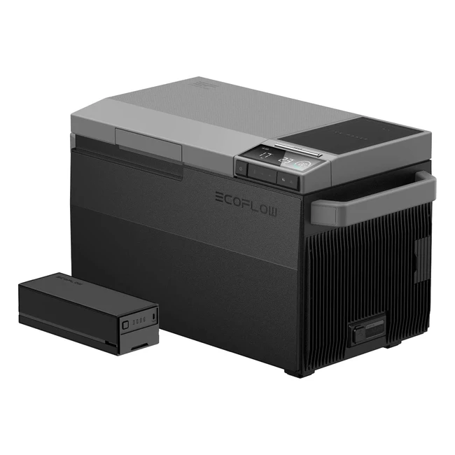 Ecoflow Glacier Kühlschrank 298Wh Batterie, 40h Laufzeit, USB-C 100W, für Laptops - Kühlt und friert bis -13°F
