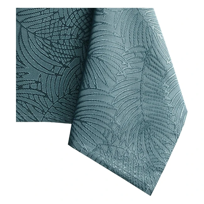 AmeliaHome Tischdecke Lotus-Effekt wasserabweisend - Vesta weiß 110x160cm