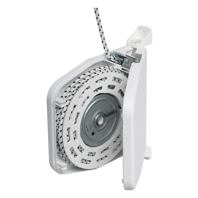 Enrouleur de cordon pour volet roulant Schellenberg 50506 - 5m pivotant blanc
