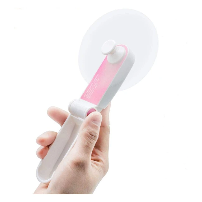 GlobalCrown Handheld Fan - Rechargeable Mini Electric Fan for Home Office Travel - Portable and Quiet