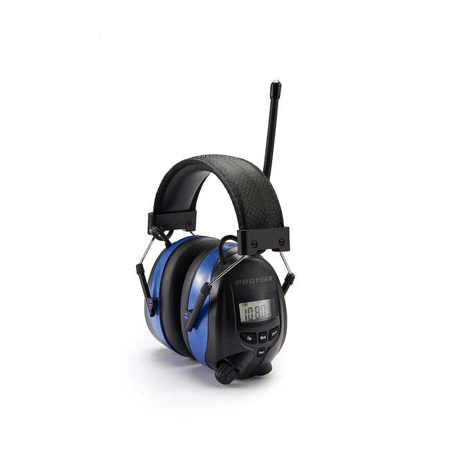 Casque Anti-Bruit Bluetooth Radio Numérique FM/AM et Microphone Intégré - Réduction de Bruit SNR 30dB