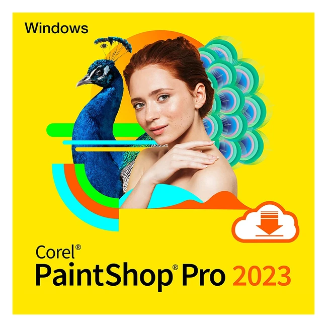 Corel PaintShop Pro 2023 - Foto- und Grafikdesign-Software mit AI-Unterstützung, Standard, 1 Gerät, 1 Benutzer, PC-Aktivierungscode per E-Mail
