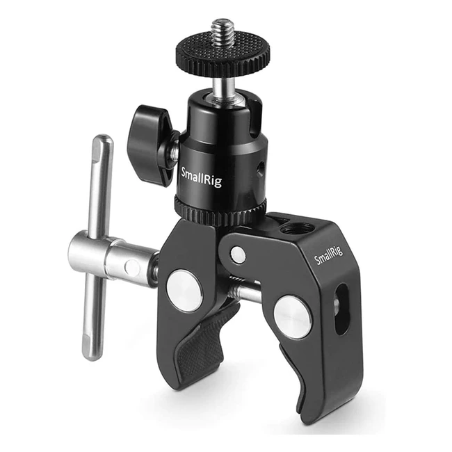SmallRig Super Clamp with Mini Ball Head Mount for Cameras - 1124