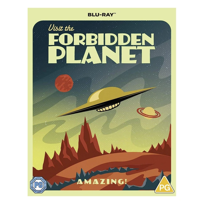 Bluray Forbidden Planet 1956 Edición Especial con Póster - ¡Envío Gratis!