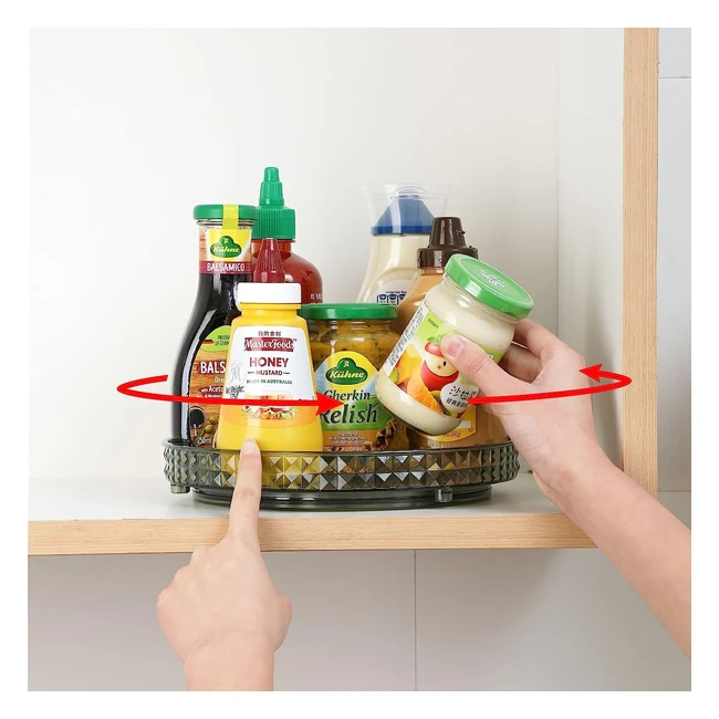 Organizzatore Cucina Girevole Famhap - Portaspezie Verde 235cm - Spazio Ottimizzato