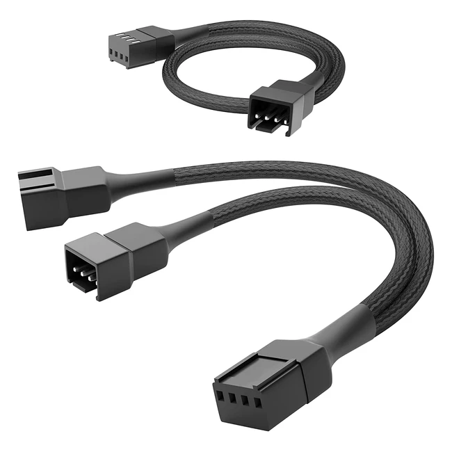 KabelDirekt PWM Splitter Kabel 4Pin auf 2 4Pin - Hochflexibel und Robust