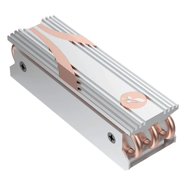 Sabrent SSD M2 NVMe Heatsink w/ Built-in Screw & Thermal Silicone Cooling Pads - PC Desktop Cooler #SBHTSS
